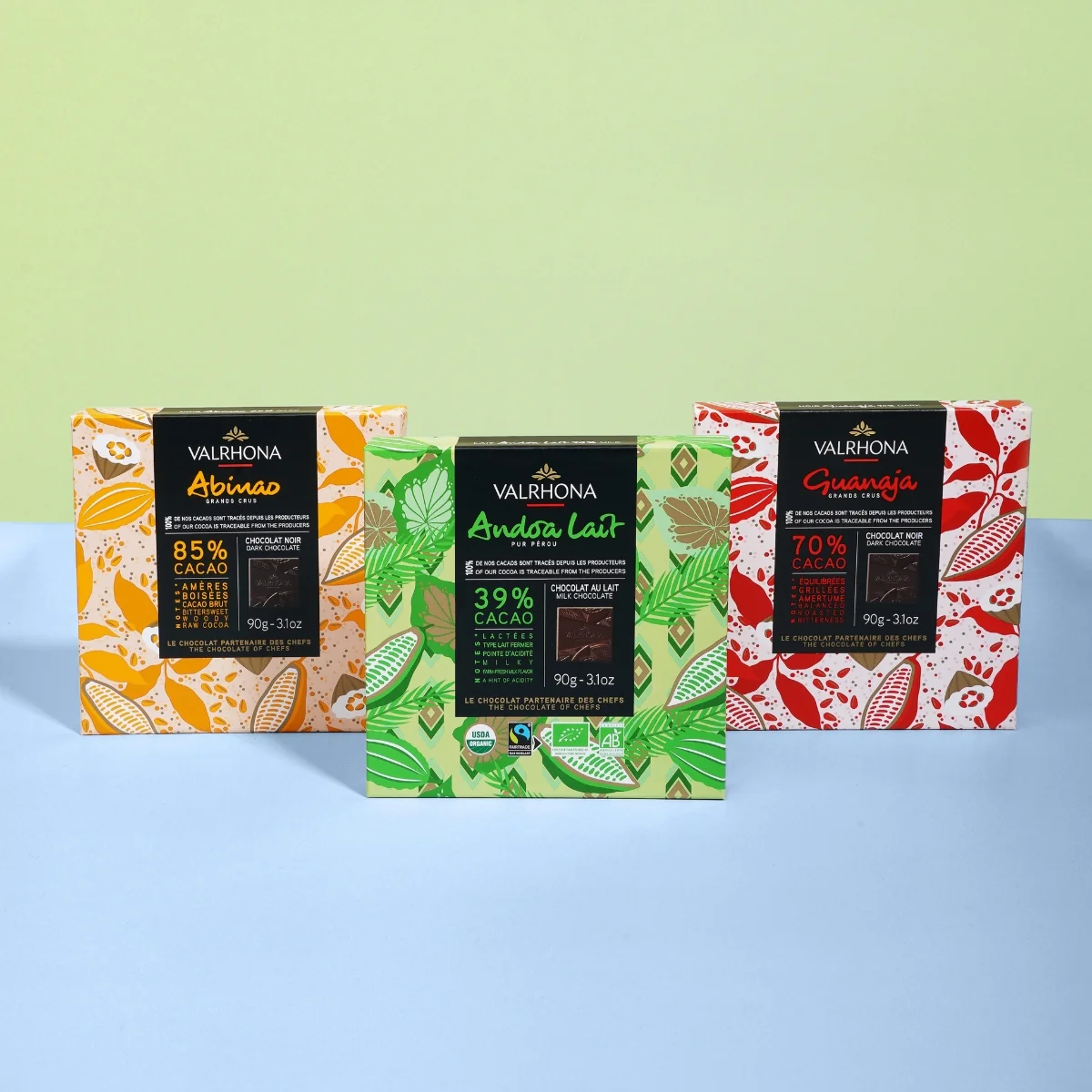 Coffret 18 carrés chocolat noir Guanaja 70% - 90g - Image 5