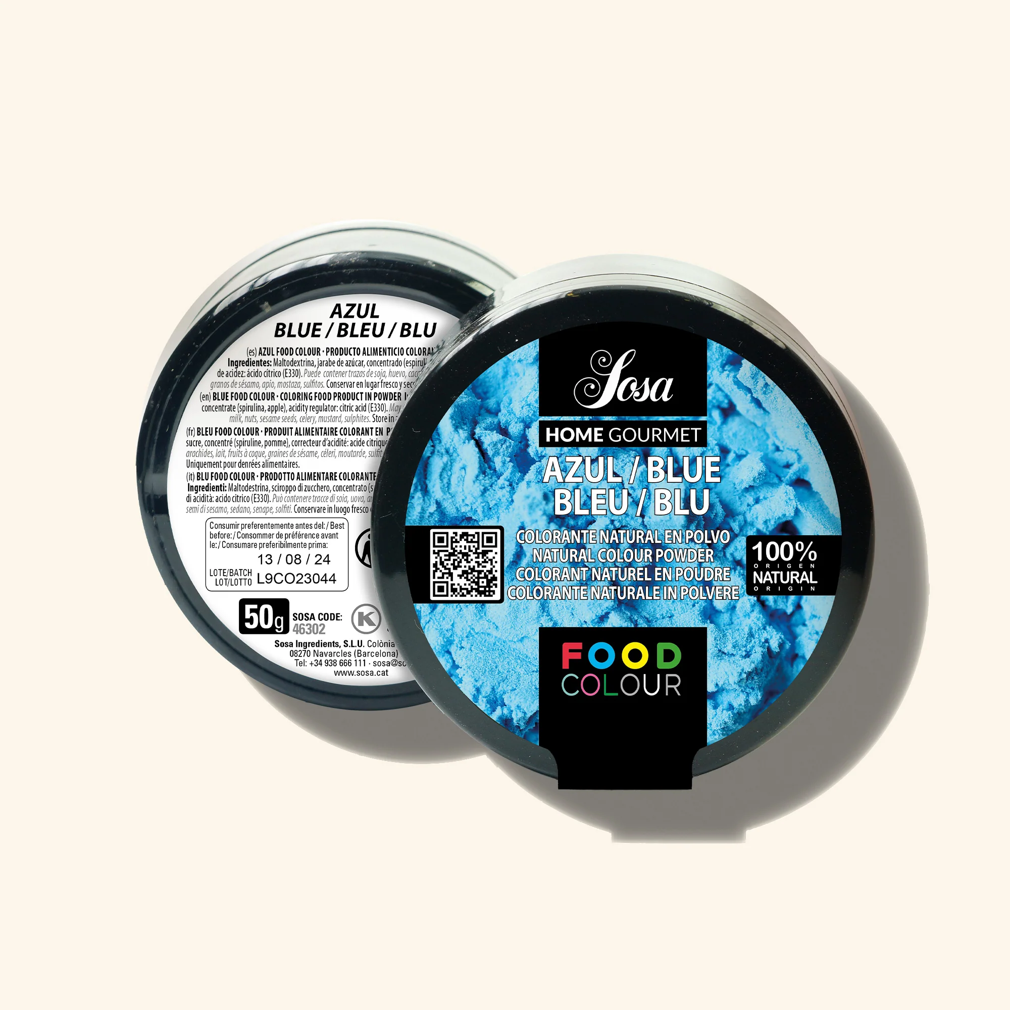 Produit alimentaire colorant bleu en poudre - 50g