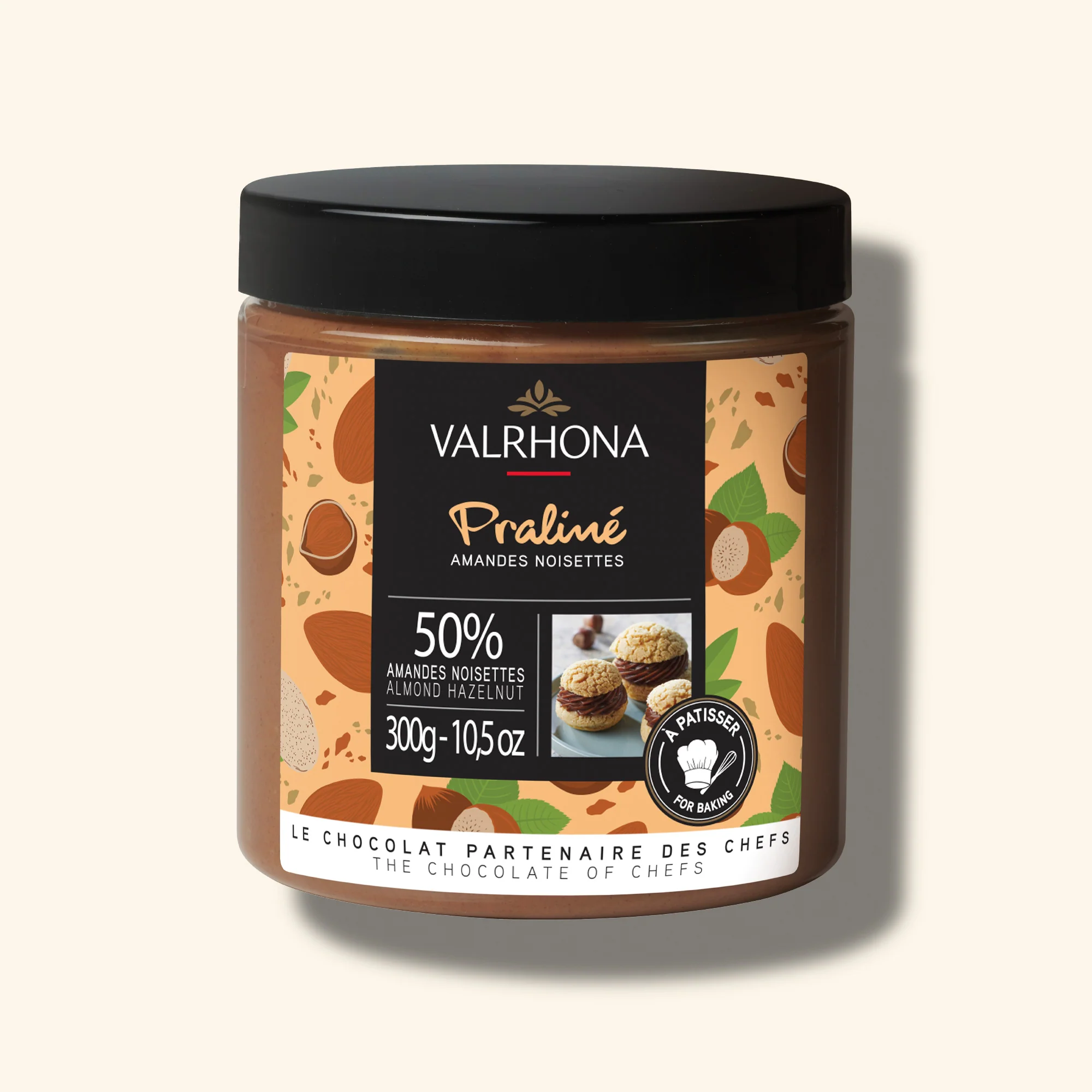 Praliné lisse amandes et noisettes fruité 50% - 300g
