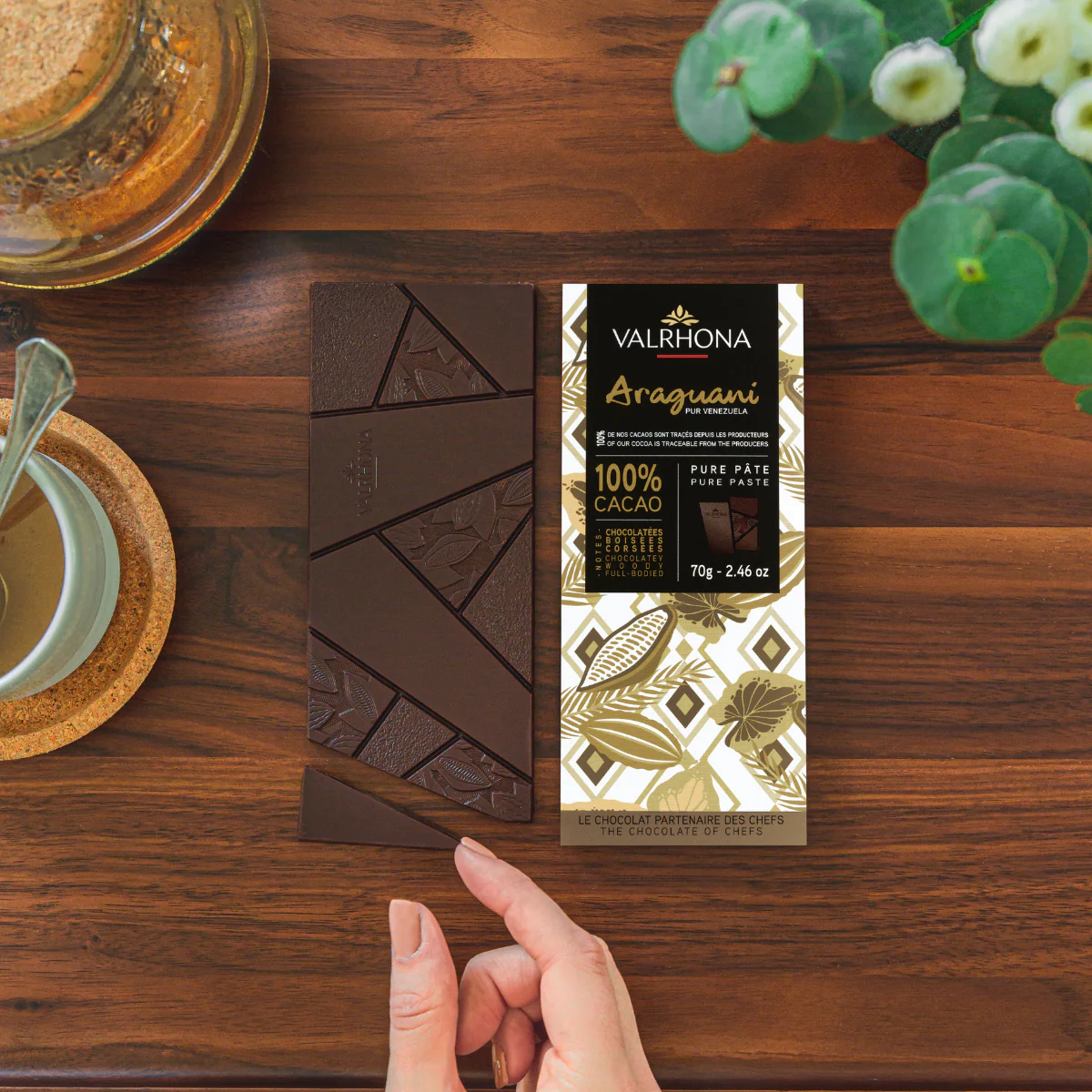 Tablette pure pâte Araguani 100% - 70g - Image 3