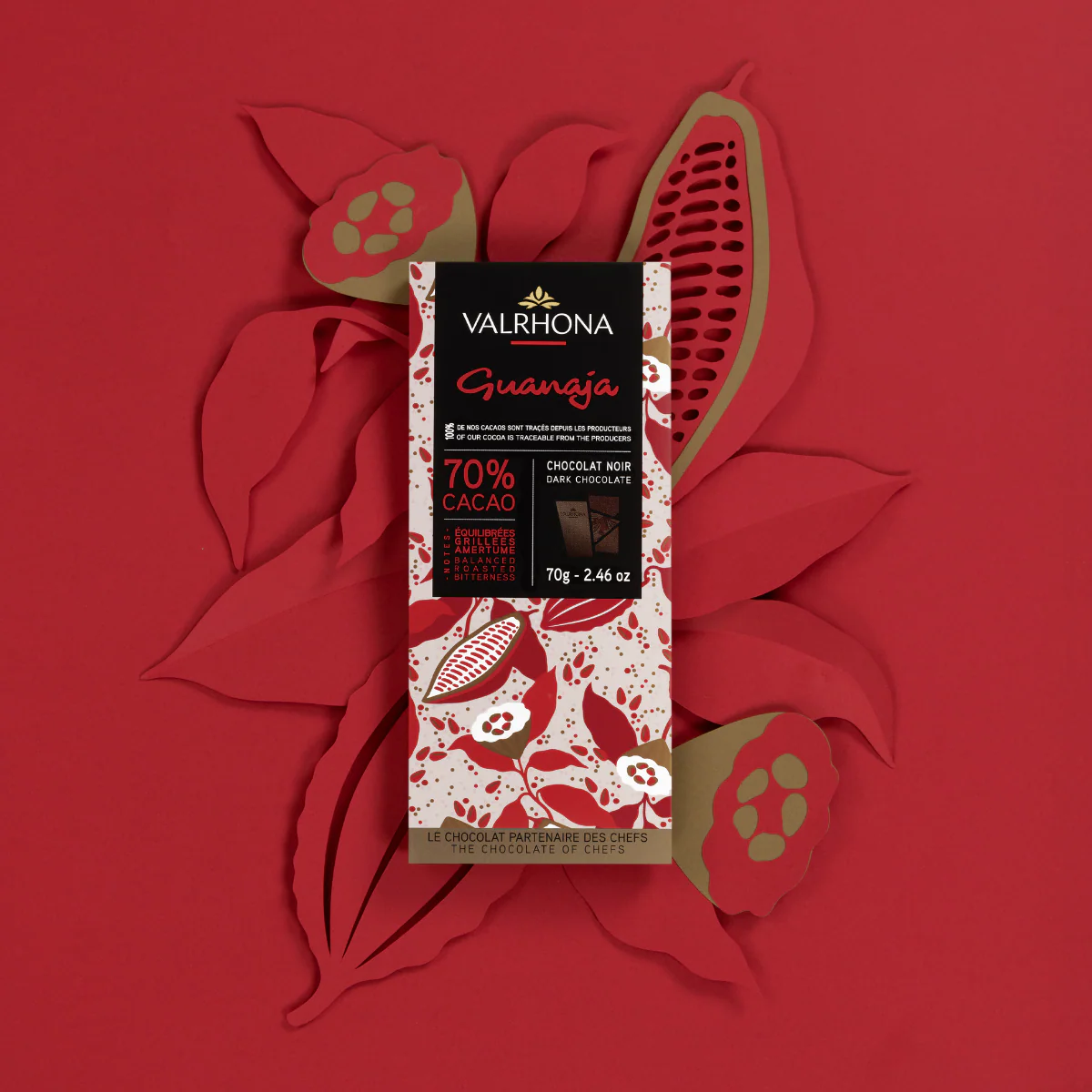 Tablette chocolat noir Guanaja 70% - 70g - Image 3